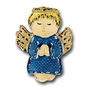 1 1/8" Praying Angel Resin Novelty Button