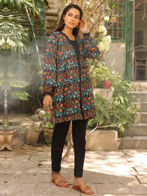 1pc Stitched Basic Printed Khaddar Shirt