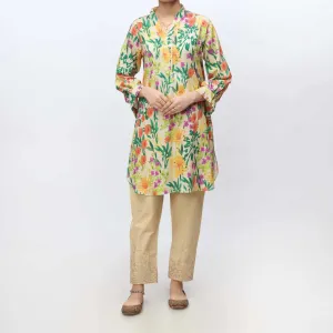 1PC-Unstitched Digital Printed Lawn Shirt PS4448