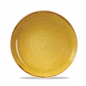 Churchill Coupe Pasta Bowl - Mustard Seed Yellow