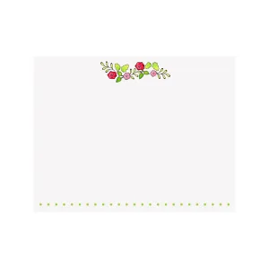 Flower Garland Note Card