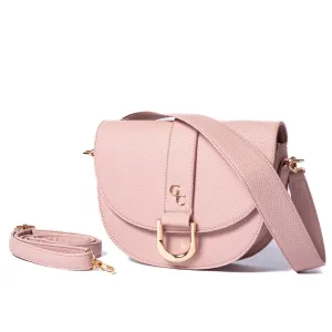 Galway Crystal Fashion Saddle Bag Cloud Pink