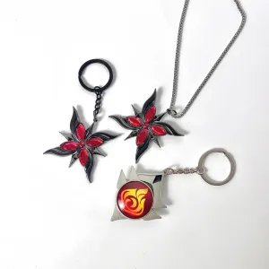 Knave Arlecchino Vision Keychain Necklace