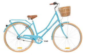 Ladies Deluxe Vintage Bike Baby Blue